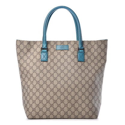 Gucci GG Plus Monogram Small Vertical Tote Turquoise 1 of 26