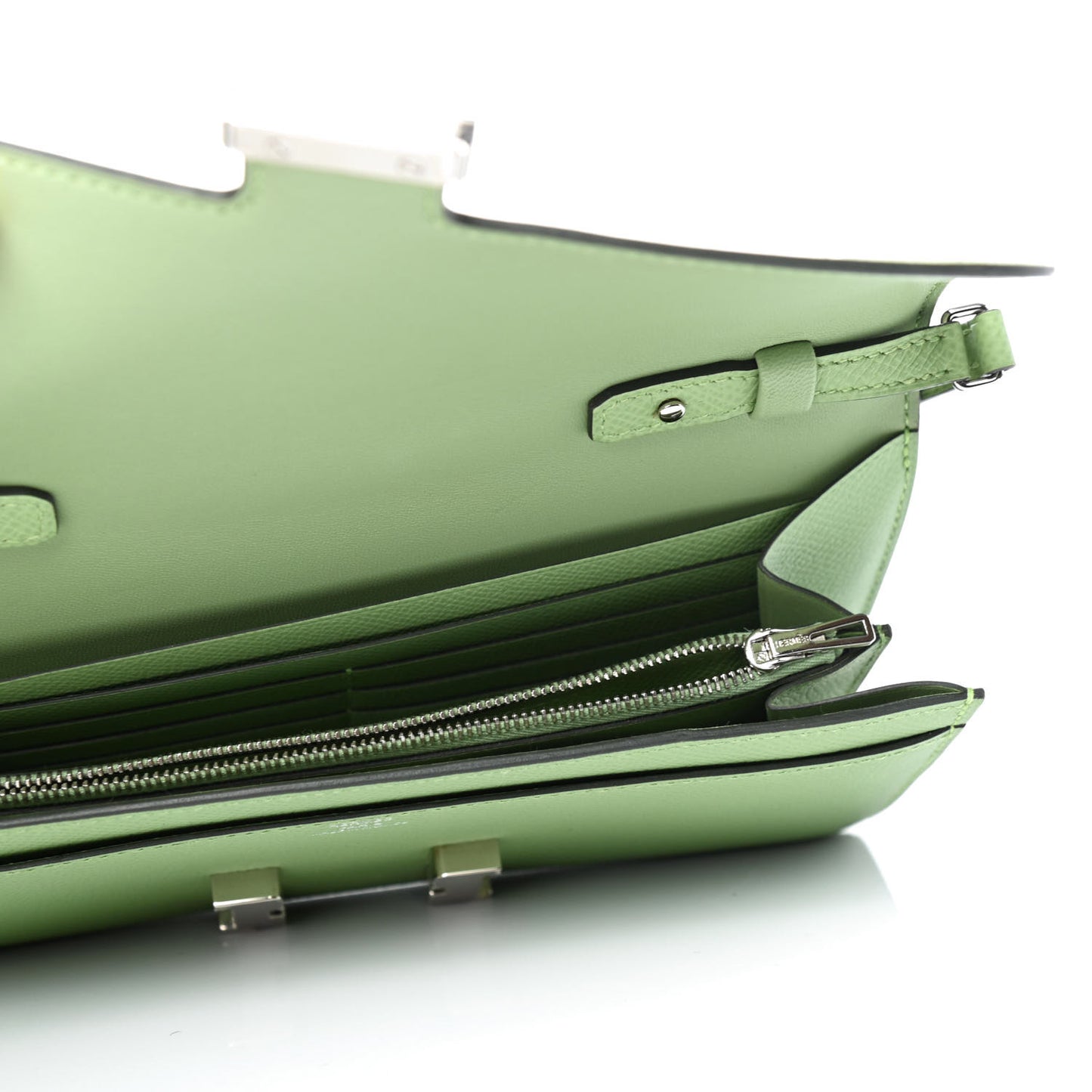 Epsom Constance Long To Go Wallet Vert Criquet