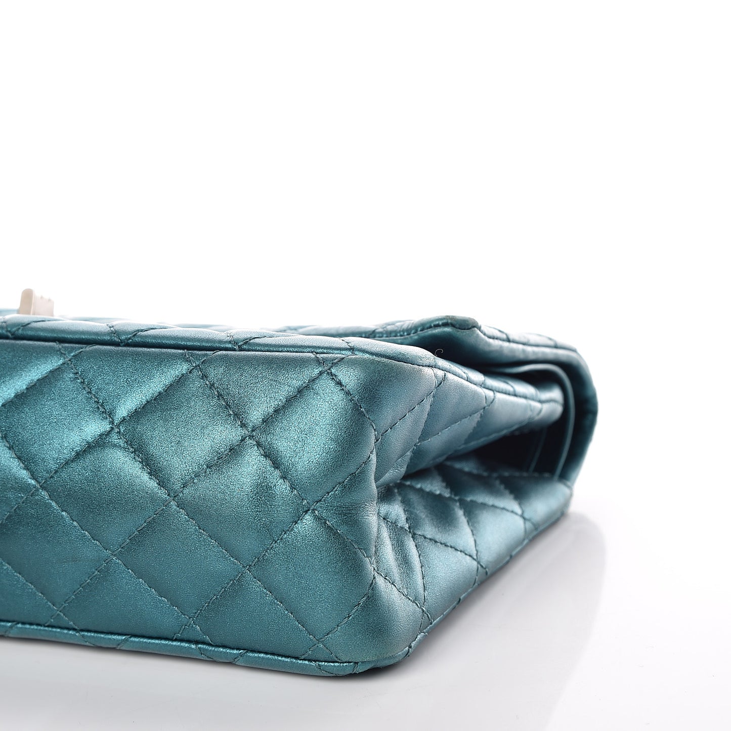 Metallic Calfskin Quilted 2.55 Reissue 226 Flap Turquoise