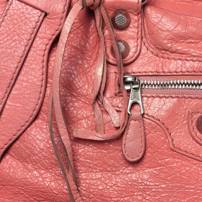 Balenciaga Agneau Giant 12 Silver Hardware City Rose Peche 12 of 24