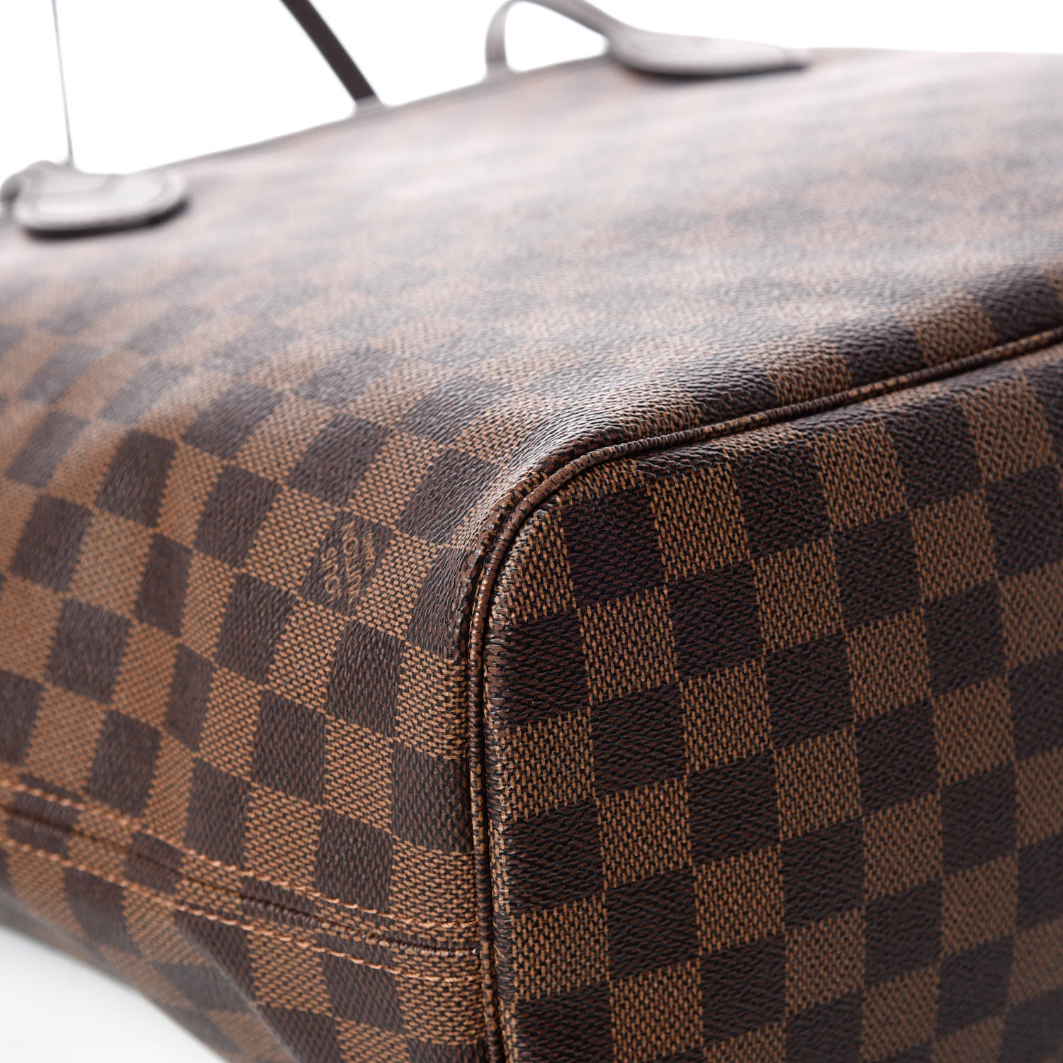 Louis Vuitton Damier Ebene Neo Neverfull MM Rose Ballerine 17 of 18