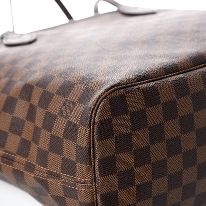 Louis Vuitton Damier Ebene Neo Neverfull MM Rose Ballerine 17 of 18