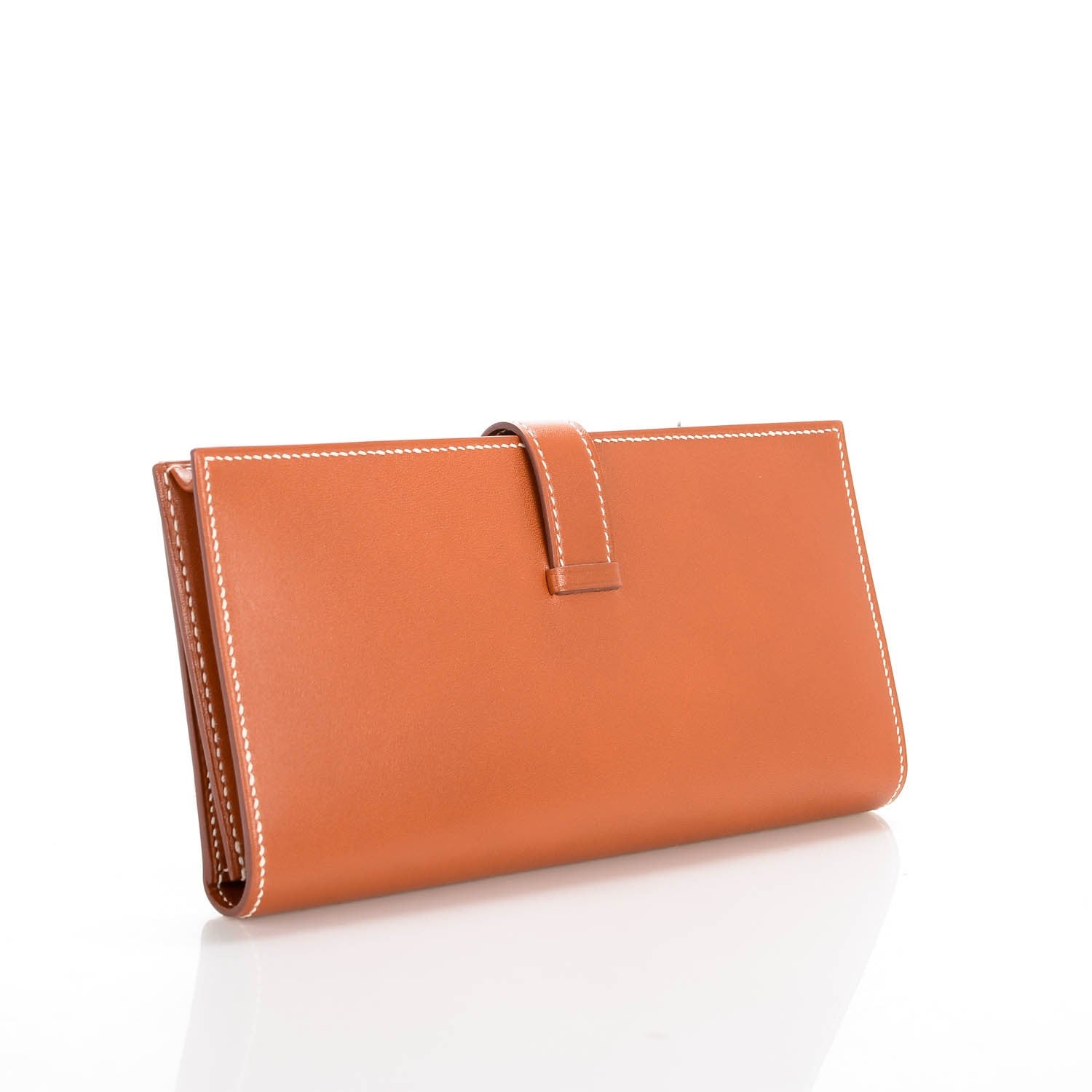 Hermes Tadelakt Bearn Gusset Wallet Fauve 3 of 9