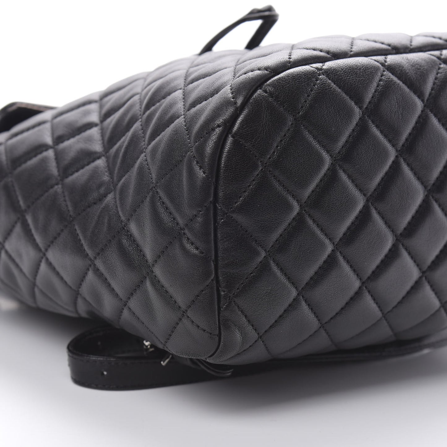 Lambskin Quilted Small Urban Spirit Backpack Black