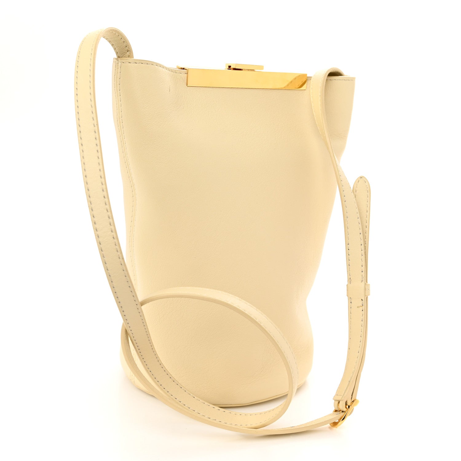 Khaite Calfskin Etta Crossbody Cream 3 of 12