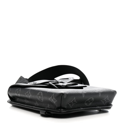 Louis Vuitton Monogram Eclipse Saumur Slingbag Black 4 of 9