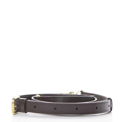 Louis Vuitton Calfskin 16mm Adjustable Shoulder Strap Brown 2 of 2