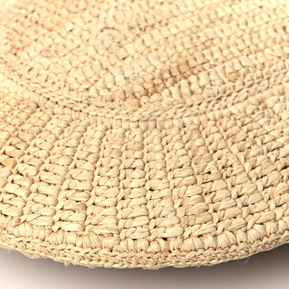 Prada Raffia Vitello Small Hobo Naturale Cognac 8 of 8