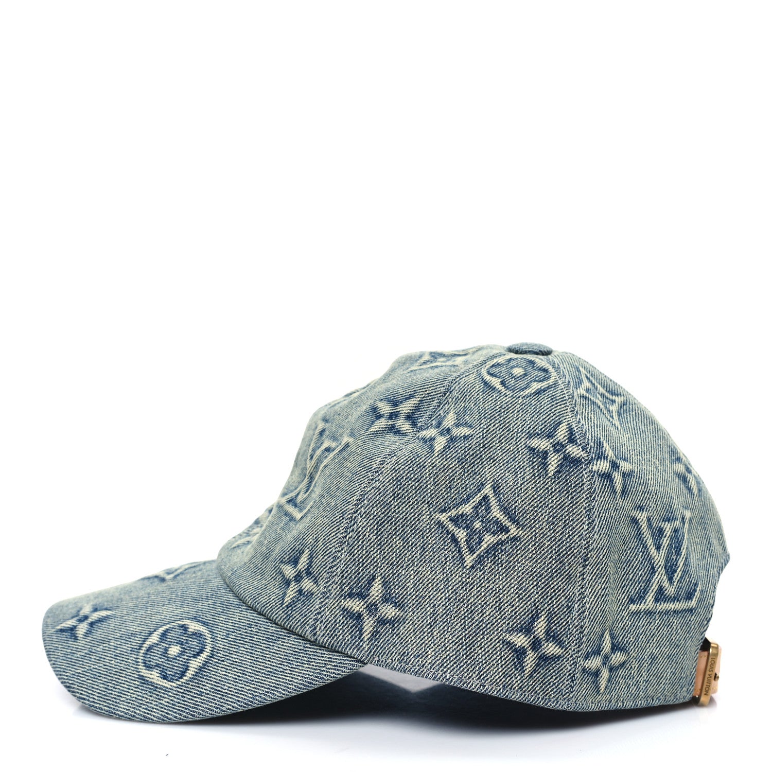 Louis Vuitton Monogram Washed Denim Cap M Blue 4 of 8