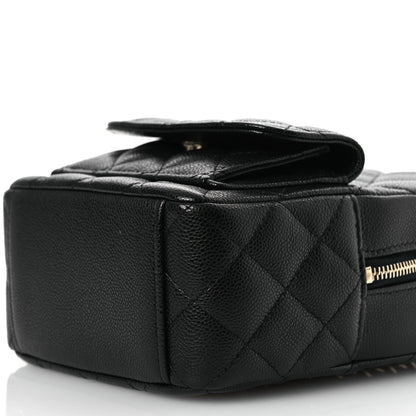 Chanel Caviar Quilted CC Mini Classic Backpack Black 11 of 13