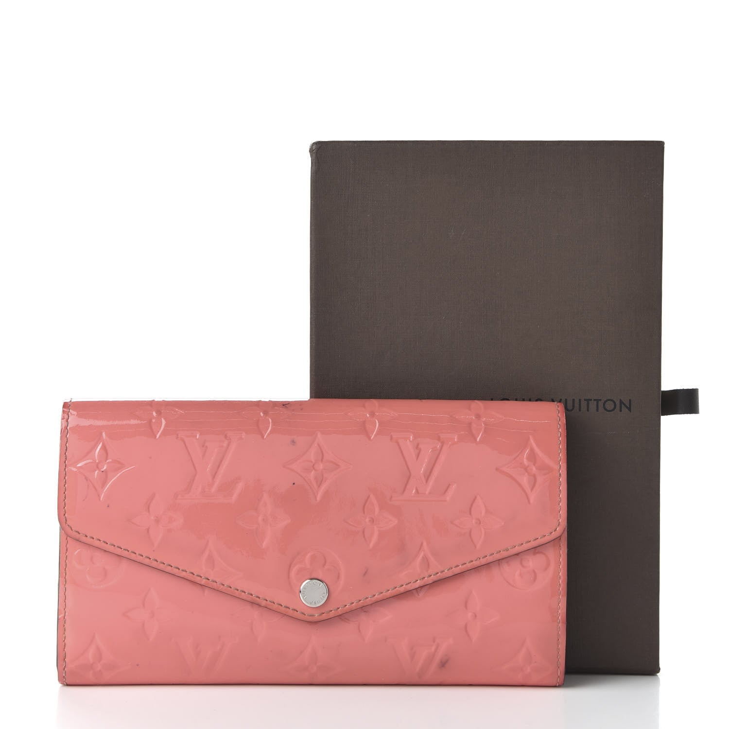 Louis Vuitton Vernis Sarah Wallet NM Poppy 10 of 12