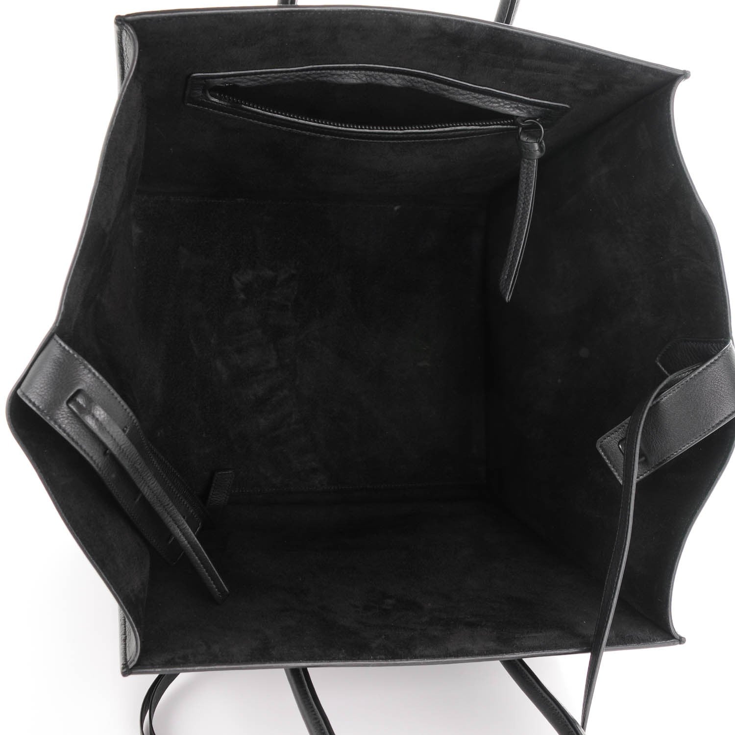 Celine Supple Calfskin Medium Phantom Luggage Black 5 of 7