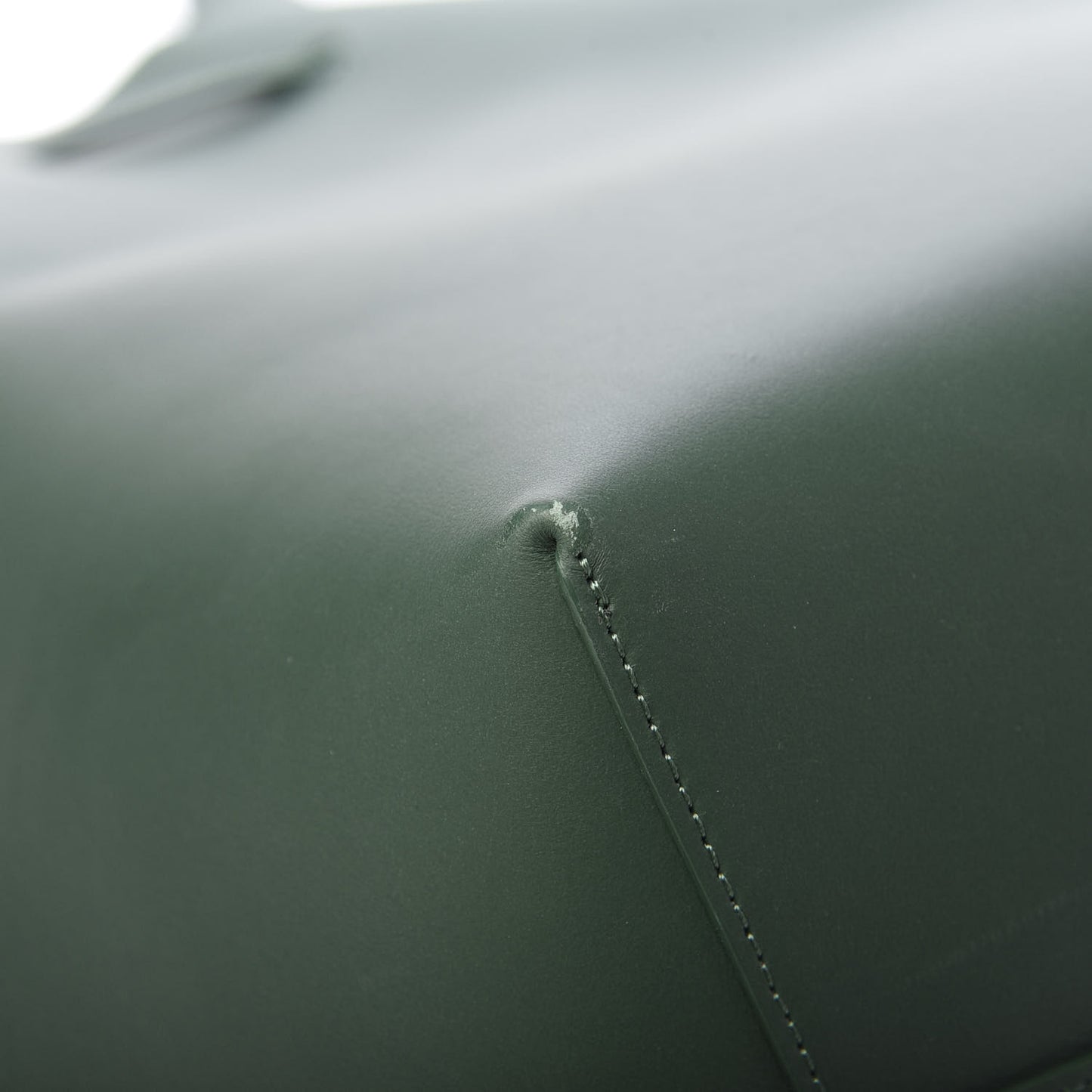 Calfskin Bucket Bag Moss