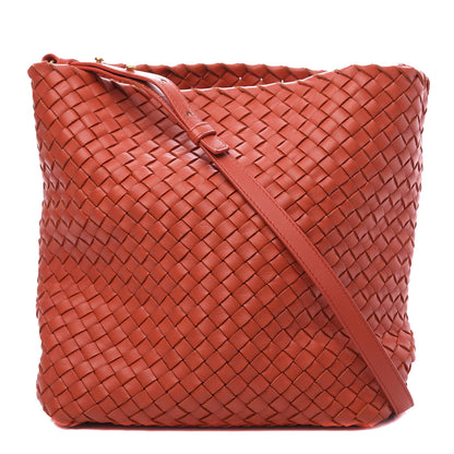 Bottega Veneta Nappa Intrecciato Cabat Bucket Poppy 1 of 11