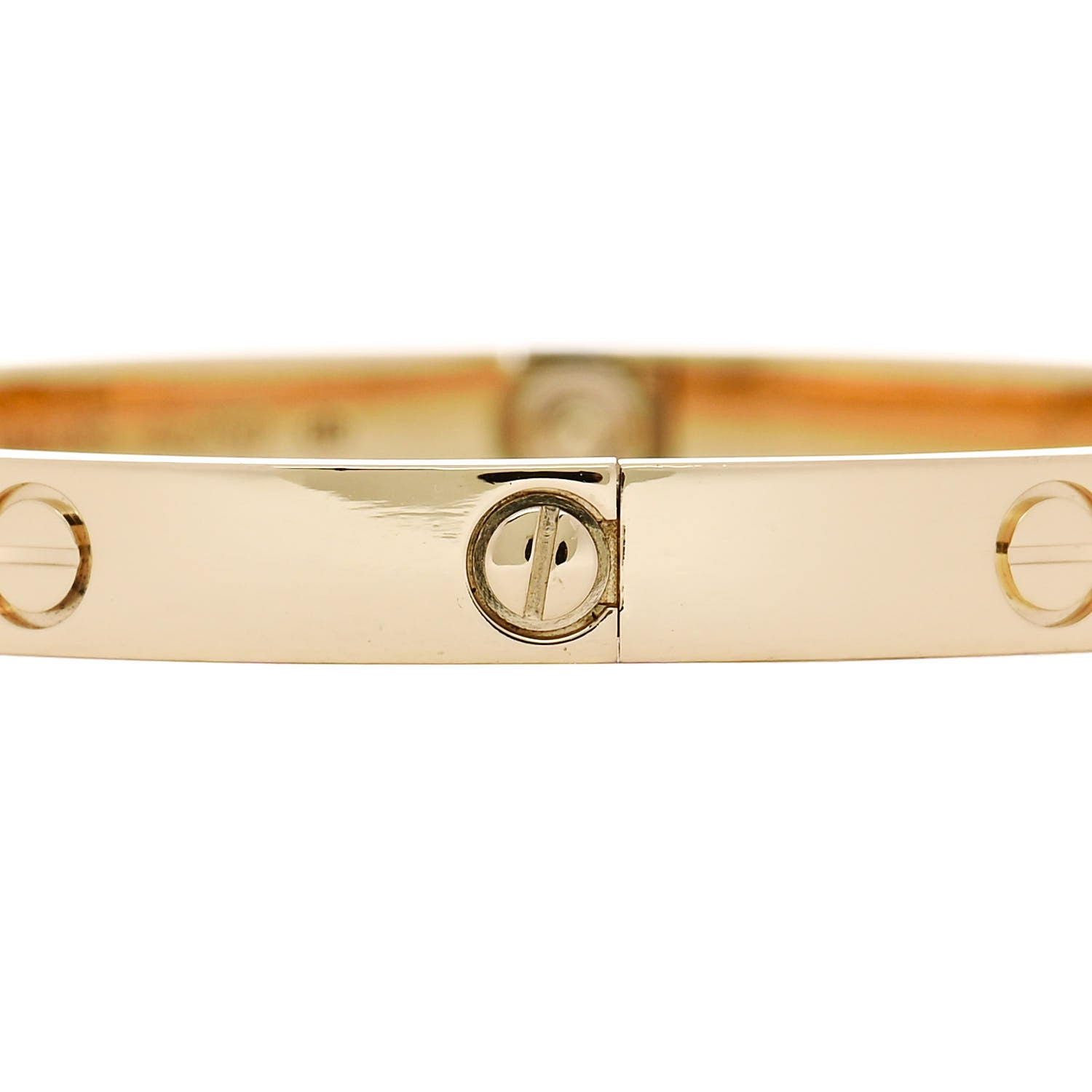 Cartier 18K Yellow Gold LOVE Bracelet 19 4 of 9