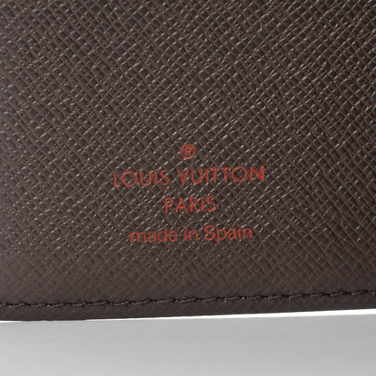 Louis Vuitton Damier Ebene Small Ring Agenda Cover 6 of 9