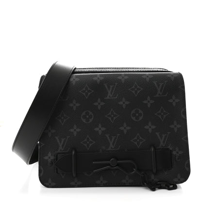 Louis Vuitton Monogram Eclipse Steamer Messenger 1 of 9