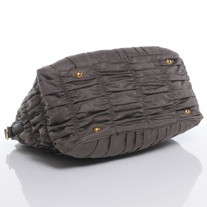 Prada Tessuto Nylon Gaufre Tote Fumo 5 of 8