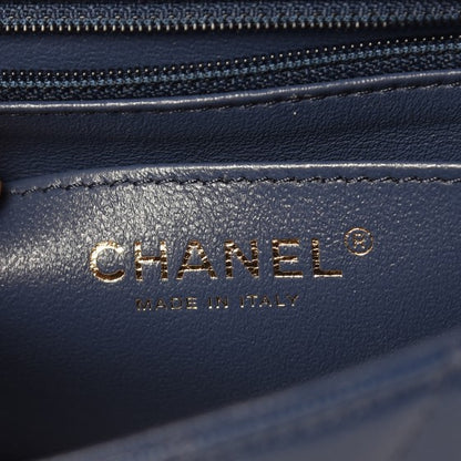 Chanel Caviar Quilted Mini Rectangular Flap Navy 6 of 15