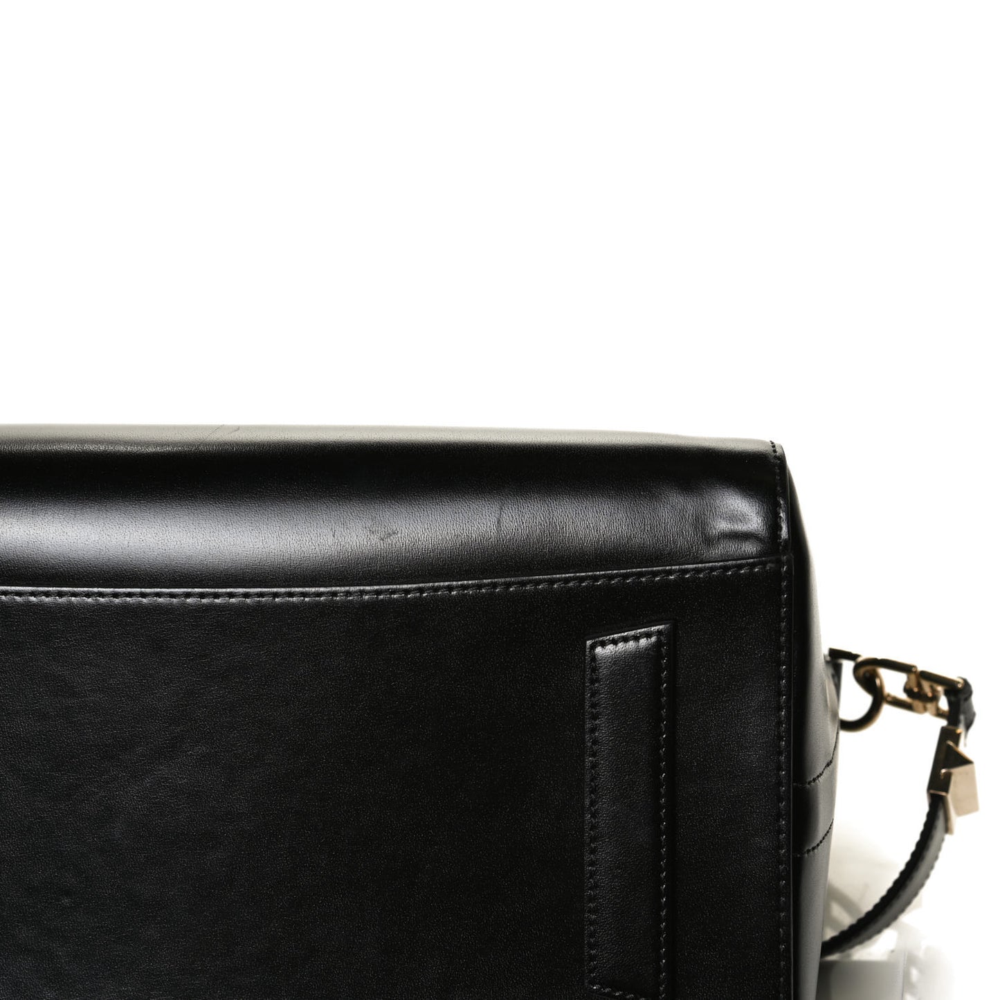 Shiny Lord Calfskin Medium Antigona Black