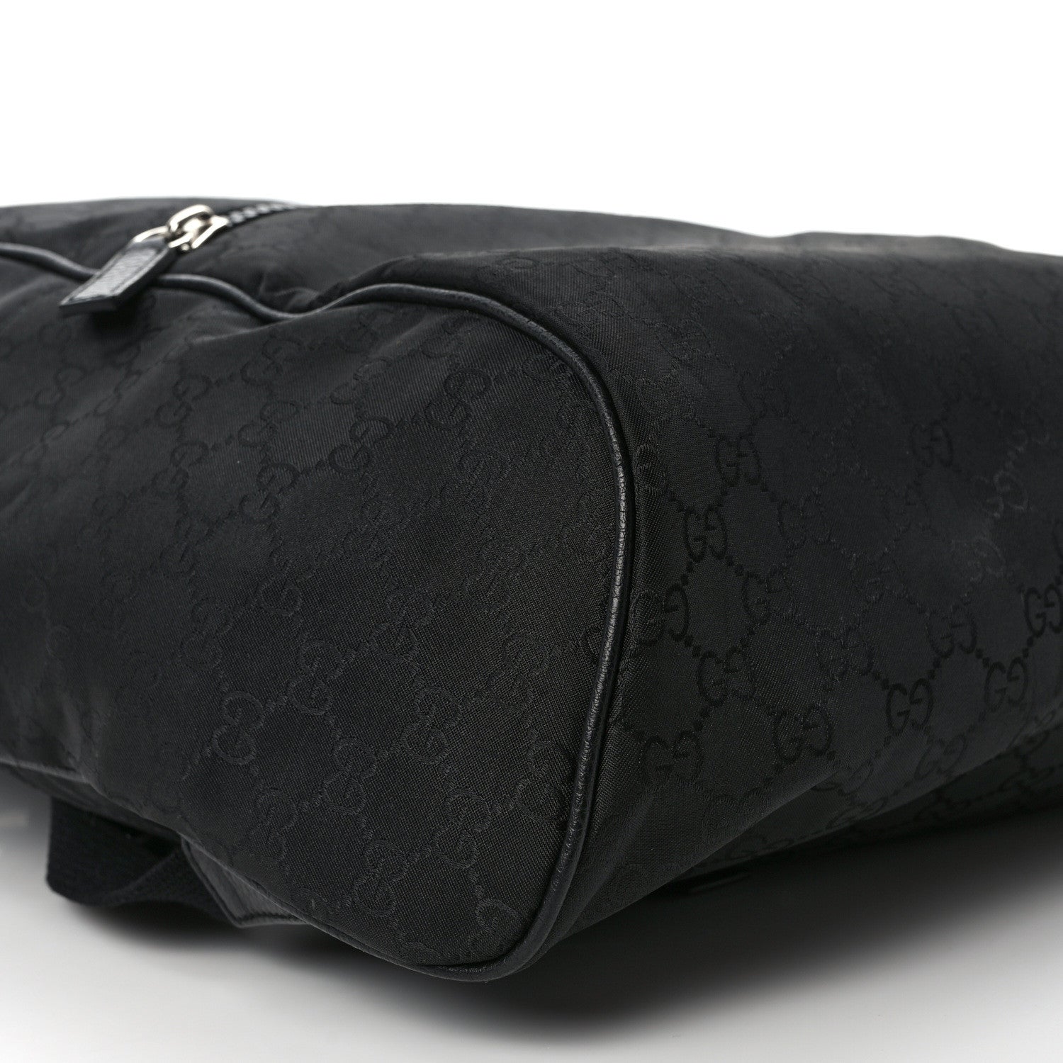 Gucci Nylon Monogram Slim Backpack Black 8 of 9