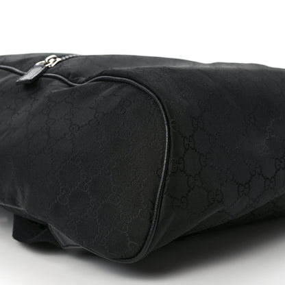 Gucci Nylon Monogram Slim Backpack Black 8 of 9