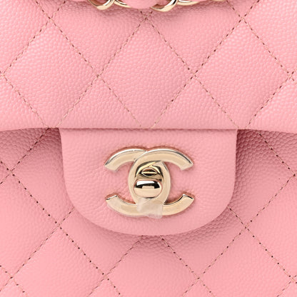 Chanel Caviar Quilted Small Double Flap Pink 8 of 11