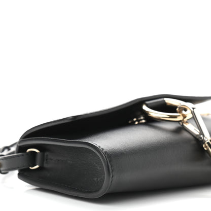 Chloe Suede Calfskin Mini Faye Shoulder Bag Black 8 of 10