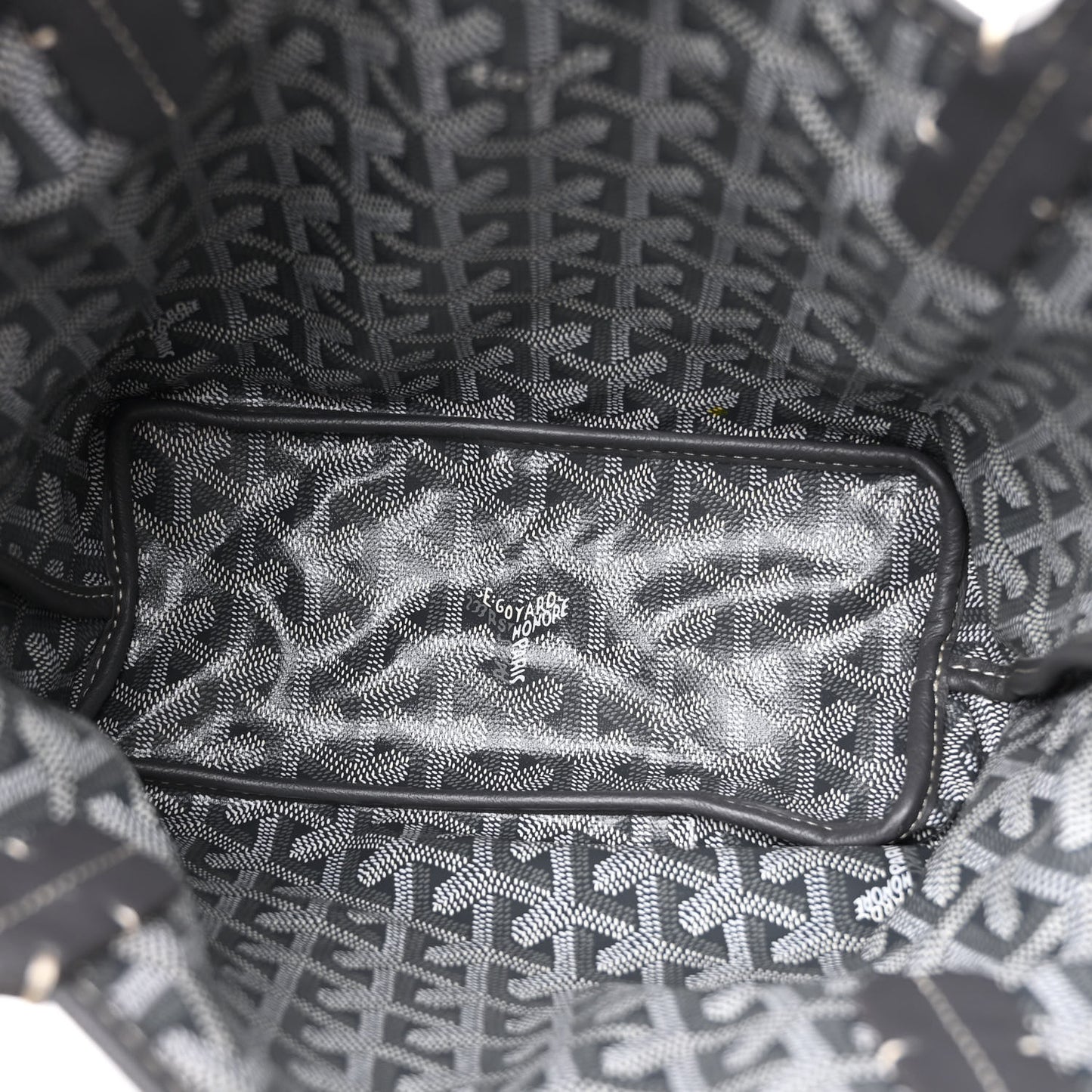 Goyardine Reversible Mini Anjou Grey