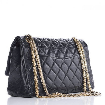 Chanel Aged Calfskin Quilted 2.55 Reissue 226 Flap Black 3 of 12