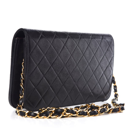 Chanel Lambskin Quilted Small Single Flap Black 3 of 8