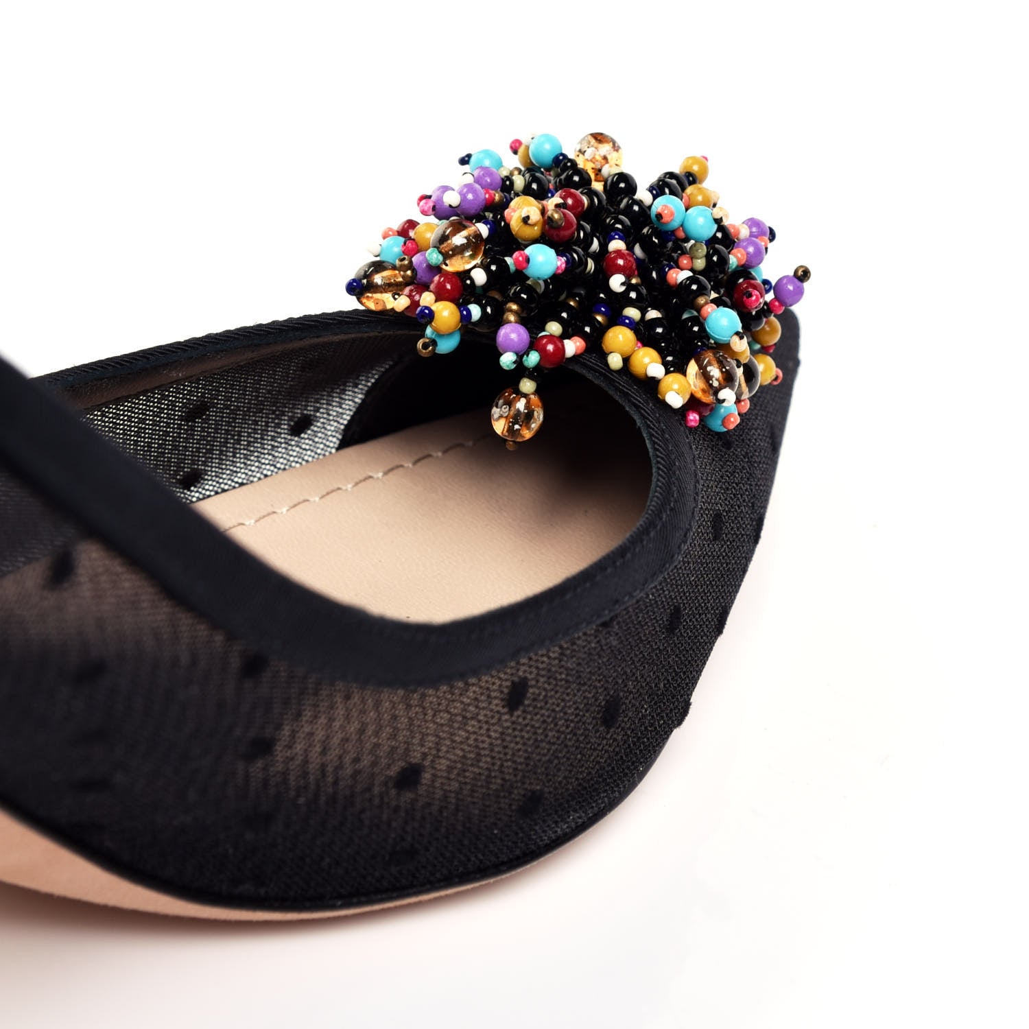 Christian Dior Grosgrain Plumetis Dior Blossom Pump 39 Black 12 of 13