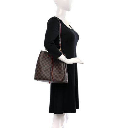 Louis Vuitton Damier Ebene Neonoe MM Cherry Berry 2 of 8