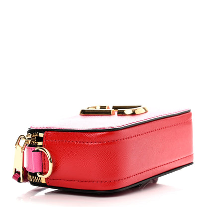 Marc Jacobs Saffiano Small Snapshot Camera Bag Hibiscus Multicolor 4 of 11