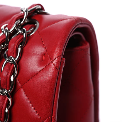 Chanel Lambskin Quilted Maxi Double Flap Red 14 of 16