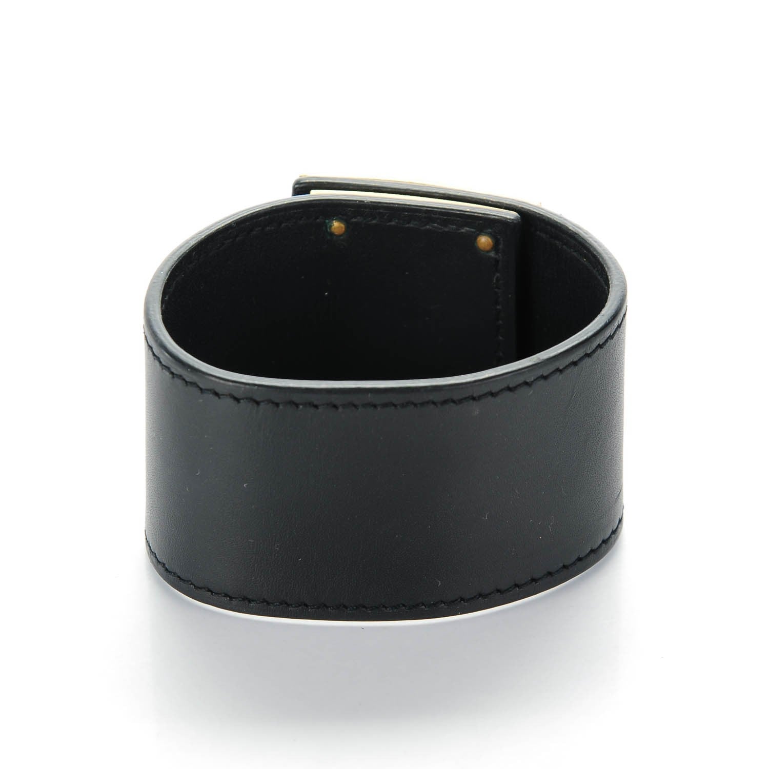 Hermes Chamonix Kelly Dog Bracelet Black 3 of 7