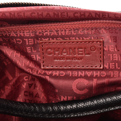 Chanel Caviar Square Quilted Dome Satchel Black 6 of 9
