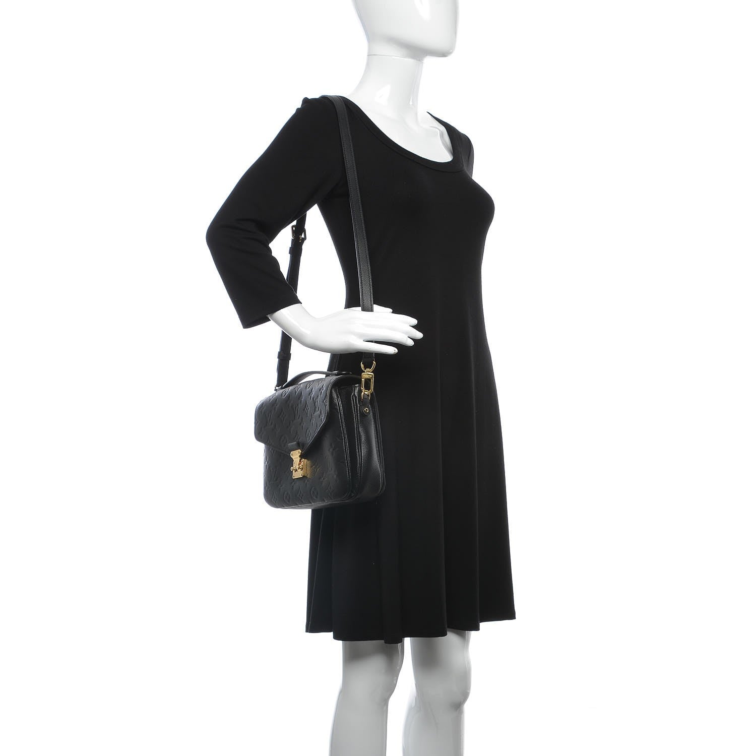 Louis Vuitton Empreinte Pochette Metis Black 2 of 7