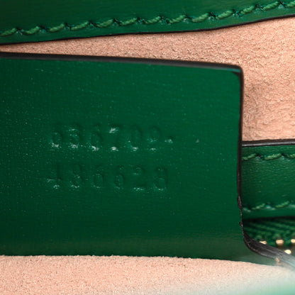 Gucci Boarded Dyana Lux Calfskin Small Jackie 1961 Hobo Emerald 7 of 13