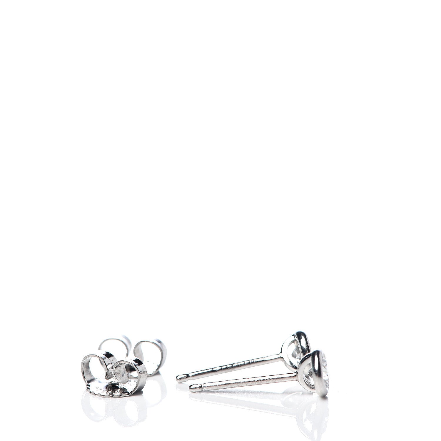 Tiffany Platinum Diamond .28ctw Elsa Peretti Diamonds By The Yard Earrings 3 of 4