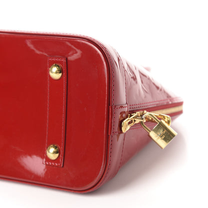 Louis Vuitton Vernis Alma PM Pomme D'Amour 7 of 11