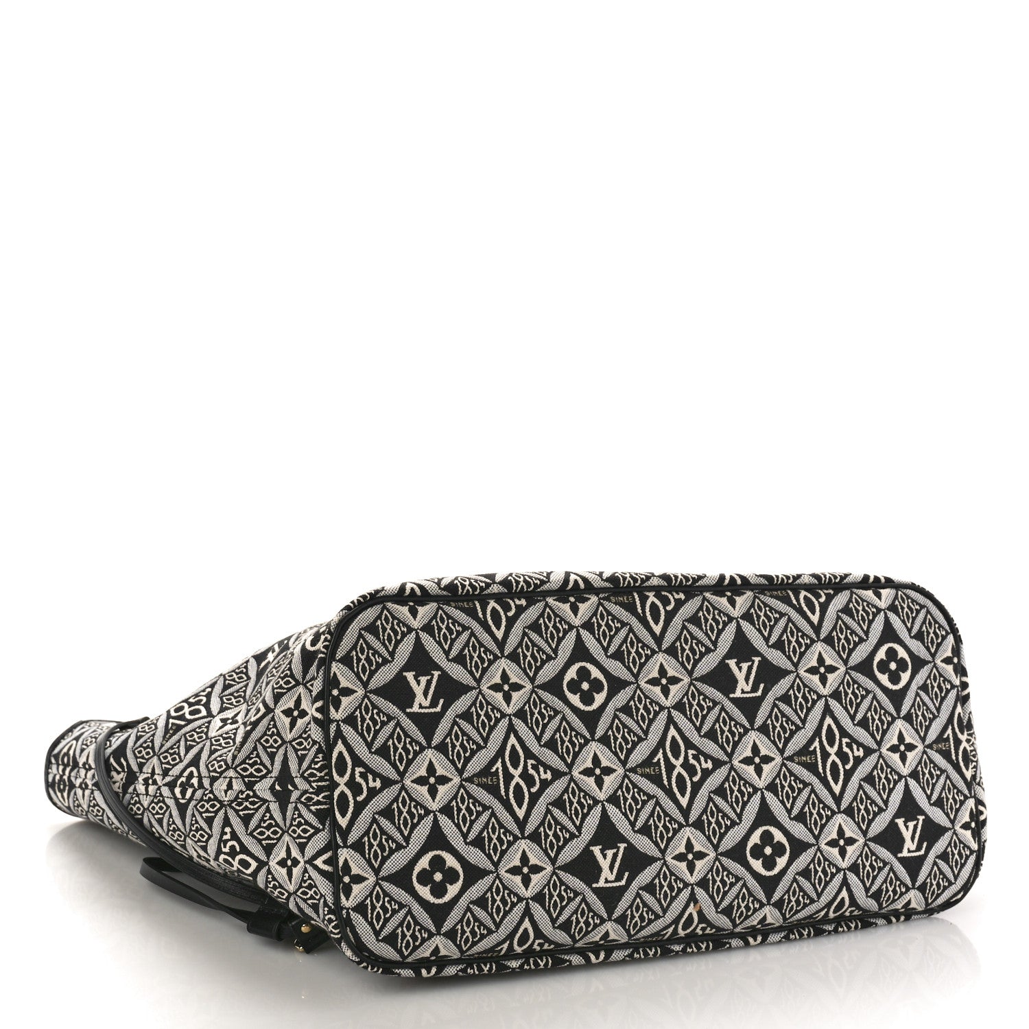Louis Vuitton Jacquard Since 1854 Neverfull MM Grey 5 of 9
