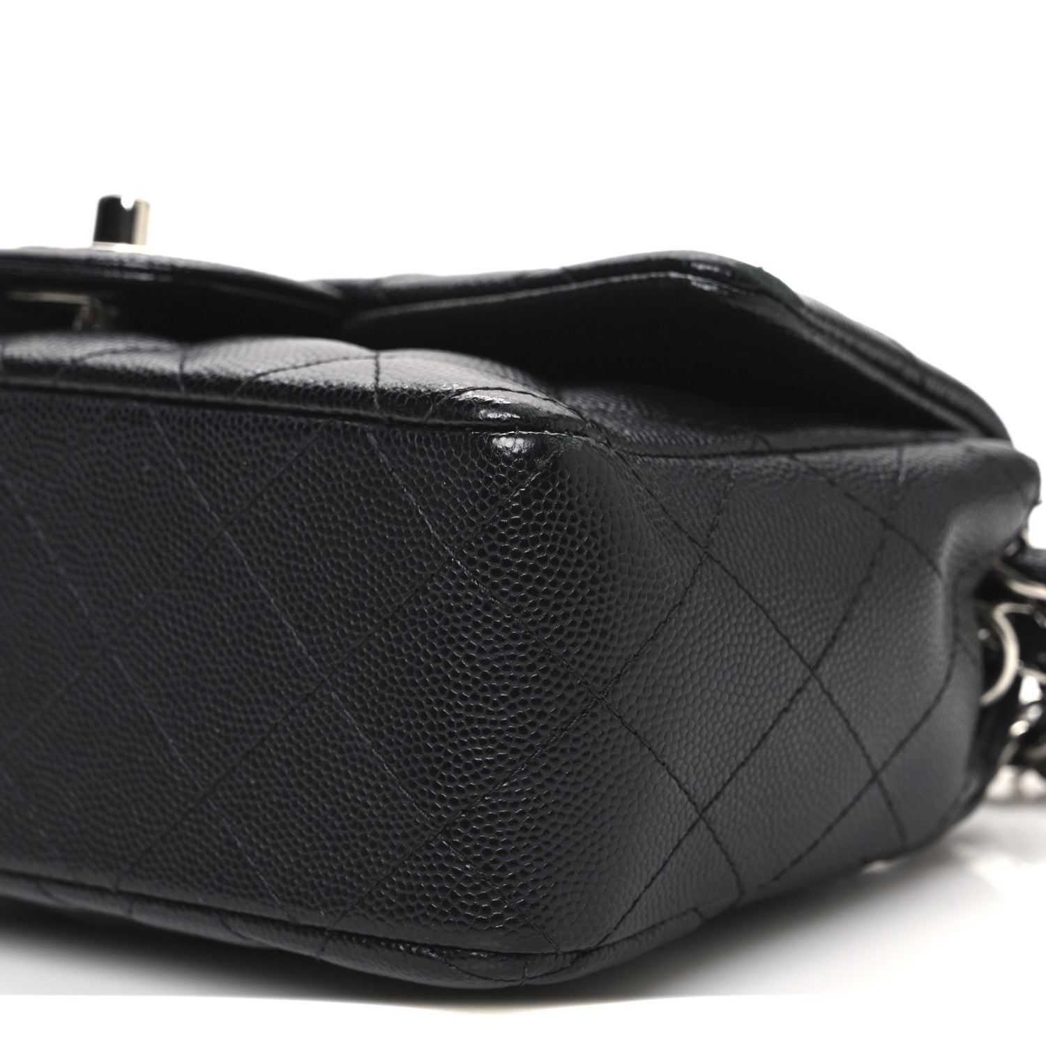 Chanel Caviar Quilted Mini Rectangular Flap Black 10 of 13