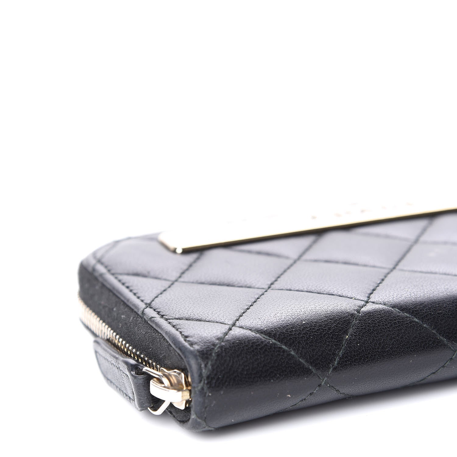 Chanel Lambskin Quilted Small Trendy CC Zip Around Wallet Black 6 of 11
