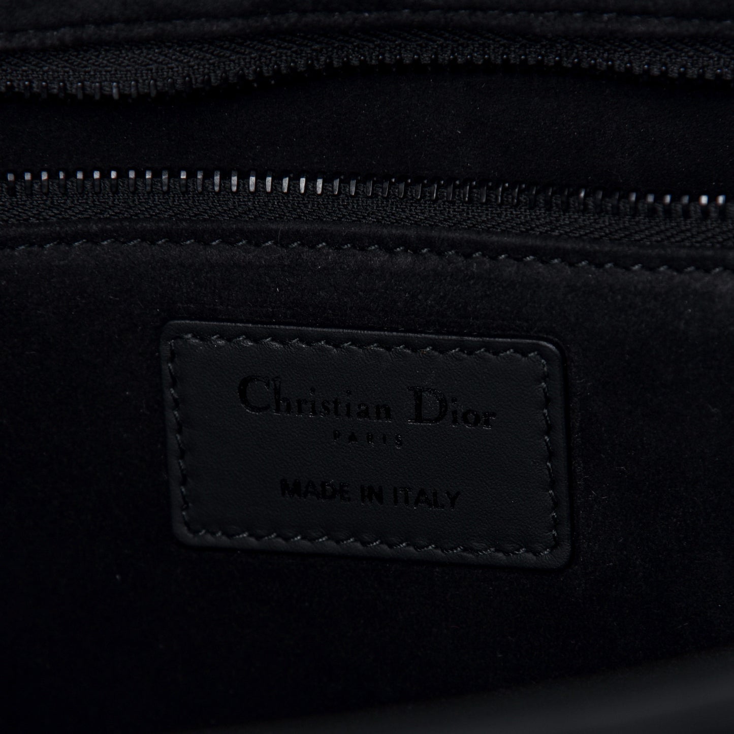 Ultra Matte Calfskin Cannage Large Lady Dior Black