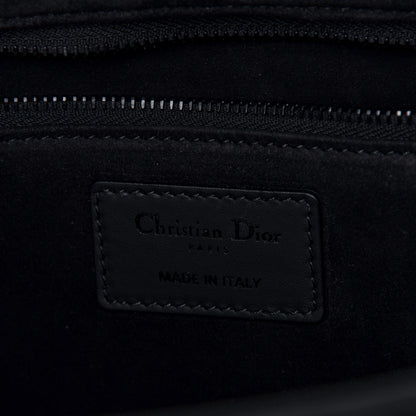 Christian Dior Ultra Matte Calfskin Cannage Large Lady Dior Black 7 of 12