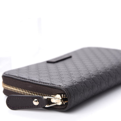 Gucci Microguccissima Zip Around Wallet Black 7 of 11