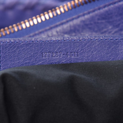 Balenciaga Agneau Giant 21 Rose Gold Hardware Weekender Bleu Lavande 7 of 14