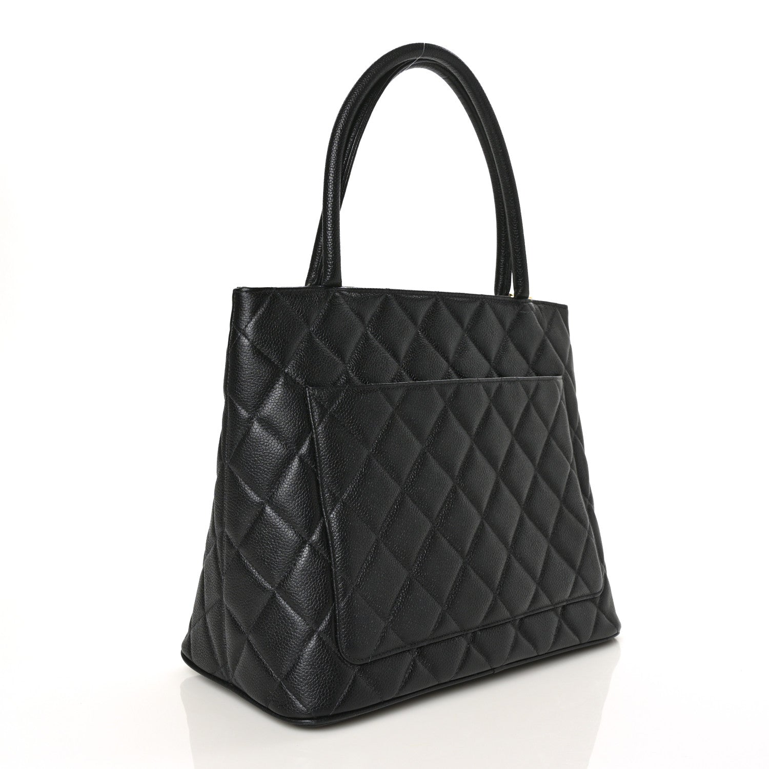 Chanel Caviar Quilted Medallion Tote Black 3 of 10