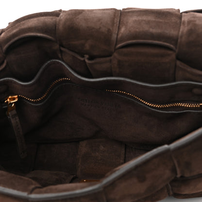 Bottega Veneta Suede Maxi Intrecciato Padded Cassette Crossbody Bag Fondant 4 of 9